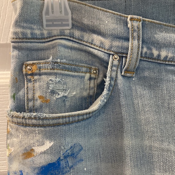 Amiri paint splattered skinny jeans, 32 men’s - Picture 13 of 13